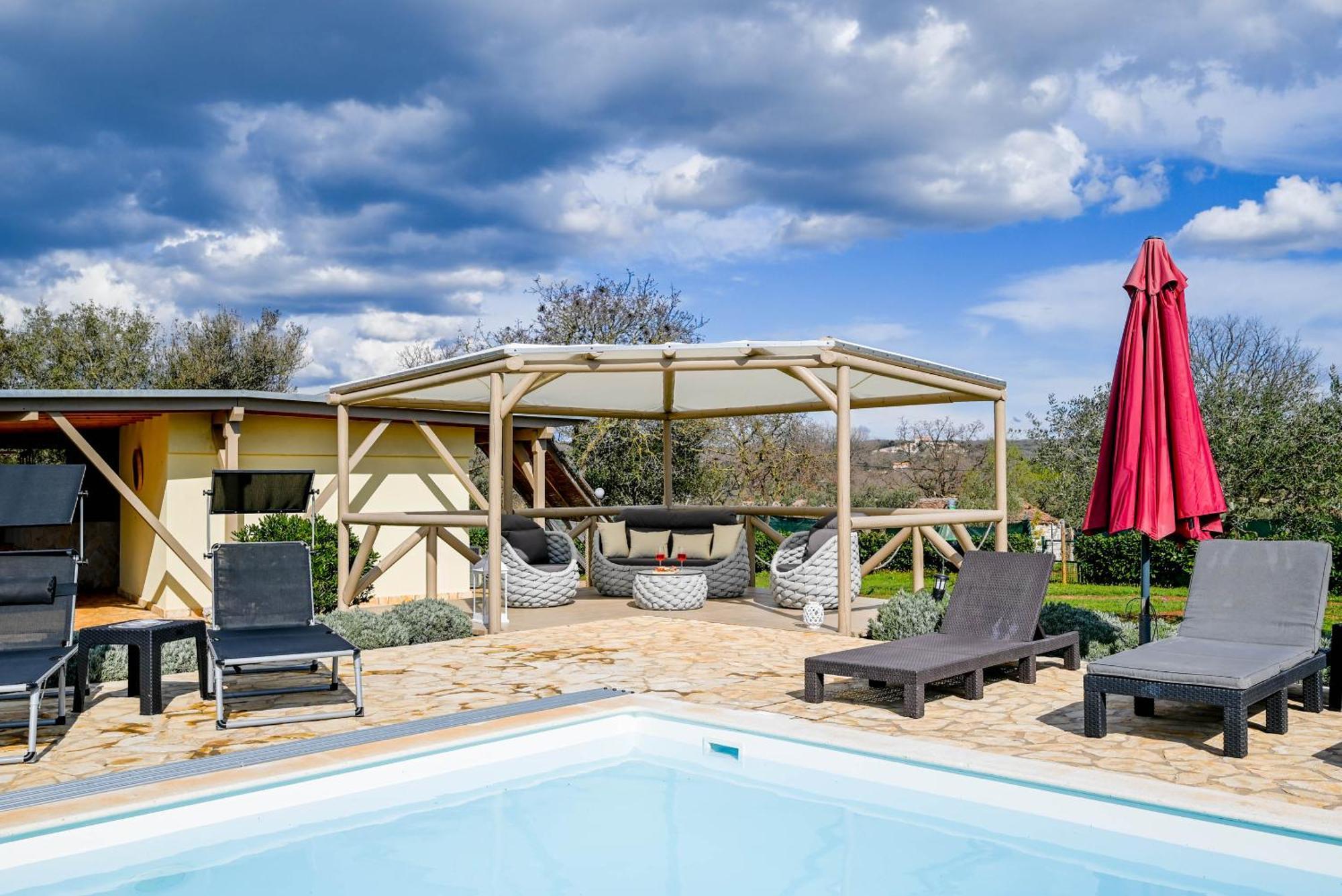Bella Di Campo Villa Rovinj Bagian luar foto